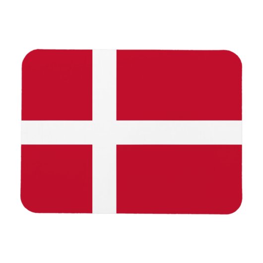 Magnet Flexible Drapeau du Danemark (Horizontal)