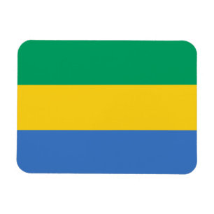 Magnet Flexible Drapeau du Gabon