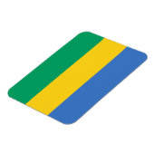 Magnet Flexible Drapeau du Gabon (Côté Gauche)