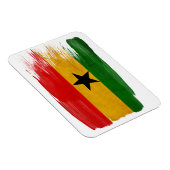 Magnet Flexible Drapeau du Ghana (Côté Droit)