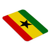 Magnet Flexible Drapeau du Ghana (Côté Droit)