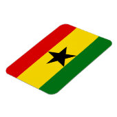Magnet Flexible Drapeau du Ghana (Côté Gauche)
