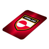 Magnet Flexible Drapeau du Groenland (Côté Gauche)