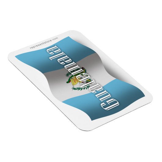 Magnet Flexible Drapeau du Guatemala (Côté Droit)