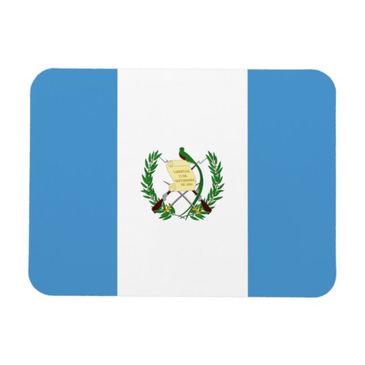 Magnet Flexible Drapeau du Guatemala (Horizontal)