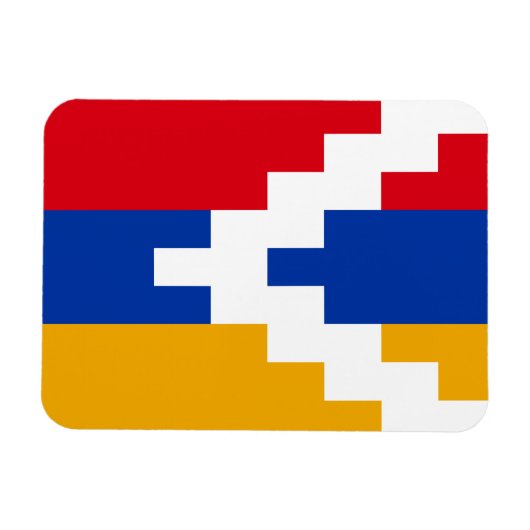 Magnet Flexible Drapeau du Haut-Karabagh (Horizontal)
