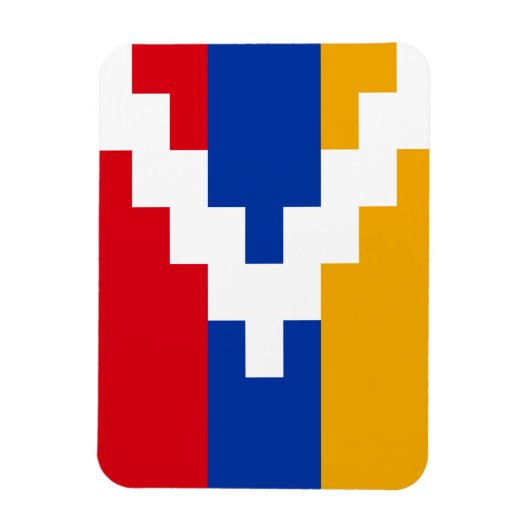 Magnet Flexible Drapeau du Haut-Karabakh (Vertical)