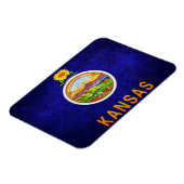 Magnet Flexible Drapeau du Kansas (Côté Gauche)
