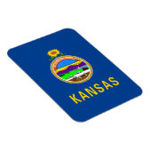Magnet Flexible Drapeau du Kansas (Côté Droit)