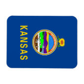 Magnet Flexible Drapeau du Kansas (Horizontal)