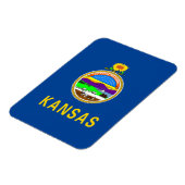 Magnet Flexible Drapeau du Kansas (Côté Gauche)