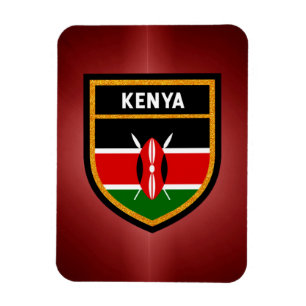 Magnet Flexible Drapeau du Kenya