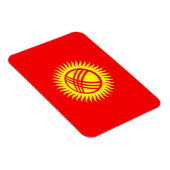 Magnet Flexible Drapeau du Kirghizistan (Côté Droit)