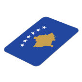 Magnet Flexible Drapeau du Kosovo (Côté Gauche)