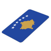 Magnet Flexible Drapeau du Kosovo (Côté Gauche)