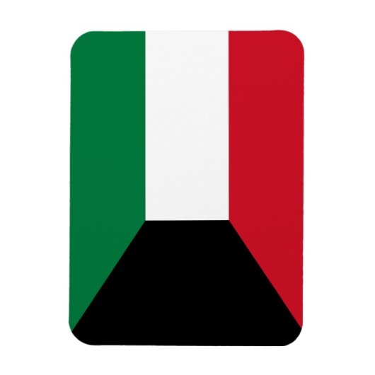 Magnet Flexible Drapeau du Koweït (Vertical)