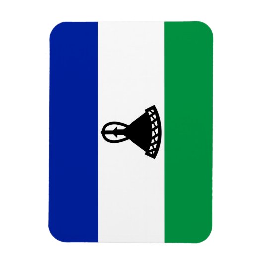 Magnet Flexible Drapeau du Lesotho (Vertical)