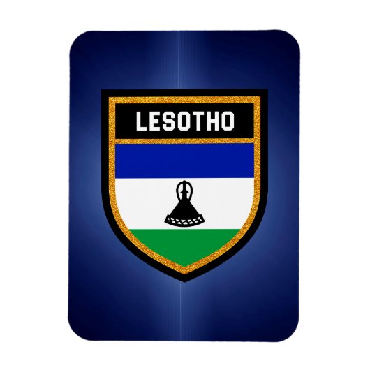 Magnet Flexible Drapeau du Lesotho (Vertical)