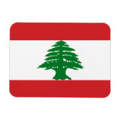 Magnet Flexible Drapeau du Liban (Horizontal)