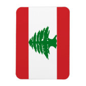 Magnet Flexible Drapeau du Liban (Vertical)