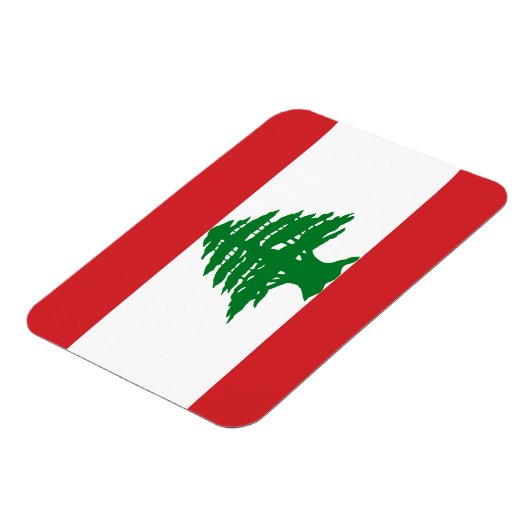 Magnet Flexible Drapeau du Liban (Côté Gauche)