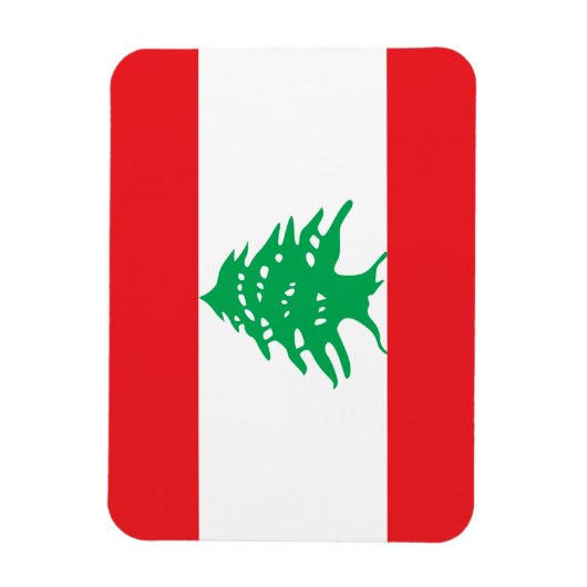 Magnet Flexible Drapeau du Liban (Vertical)