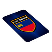 Magnet Flexible Drapeau du Liechtenstein (Côté Droit)