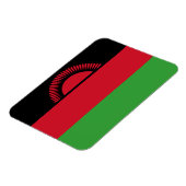 Magnet Flexible Drapeau du Malawi (Côté Gauche)