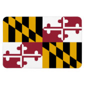 Magnet Flexible Drapeau du Maryland (Horizontal)