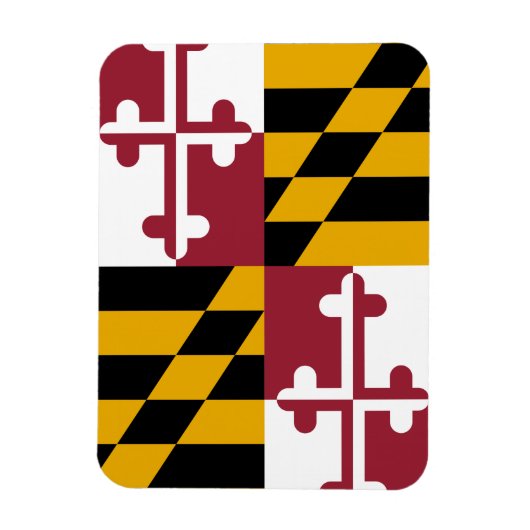 Magnet Flexible Drapeau du Maryland (Vertical)