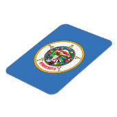 Magnet Flexible Drapeau du Minnesota (Côté Gauche)