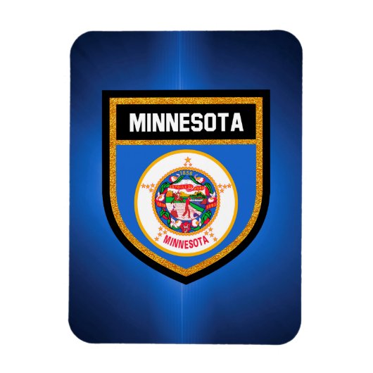 Magnet Flexible Drapeau du Minnesota (Vertical)