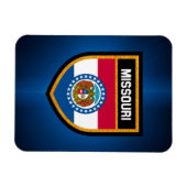 Magnet Flexible Drapeau du Missouri (Horizontal)