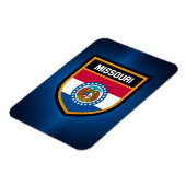 Magnet Flexible Drapeau du Missouri (Côté Gauche)