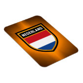 Magnet Flexible Drapeau du Nederland (Côté Droit)