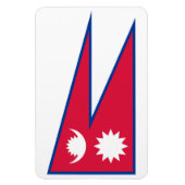 Magnet Flexible Drapeau du Népal (Vertical)