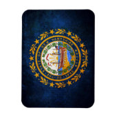 Magnet Flexible Drapeau du New Hampshire (Vertical)