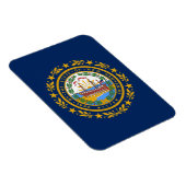 Magnet Flexible Drapeau du New Hampshire (Côté Droit)