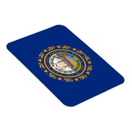 Magnet Flexible Drapeau du New Hampshire (Côté Droit)