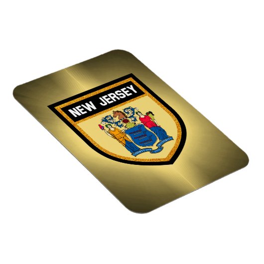 Magnet Flexible Drapeau du New Jersey (Côté Droit)