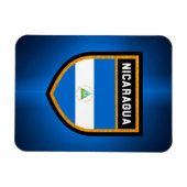 Magnet Flexible Drapeau du Nicaragua (Horizontal)