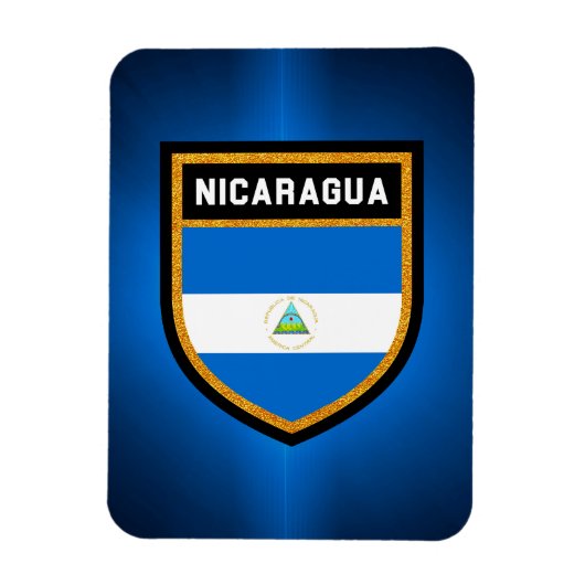 Magnet Flexible Drapeau du Nicaragua (Vertical)