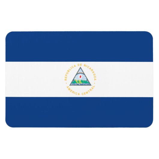 Magnet Flexible Drapeau du Nicaragua (Horizontal)