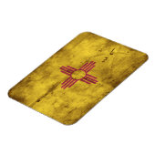 Magnet Flexible Drapeau du Nouveau-Mexique usé; (Côté Gauche)