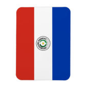 Magnet Flexible drapeau du Paraguay (Vertical)