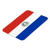 Magnet Flexible drapeau du Paraguay (Côté Gauche)