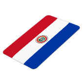 Magnet Flexible drapeau du Paraguay (Côté Gauche)