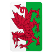 Magnet Flexible Drapeau du Pays de Galles (Vertical)