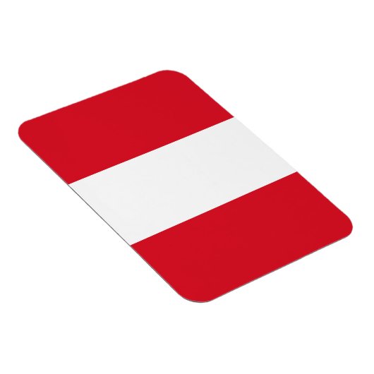 Magnet Flexible Drapeau du Pérou (Côté Droit)