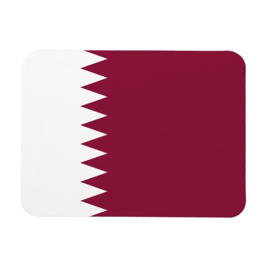 Magnet Flexible Drapeau du Qatar (Horizontal)